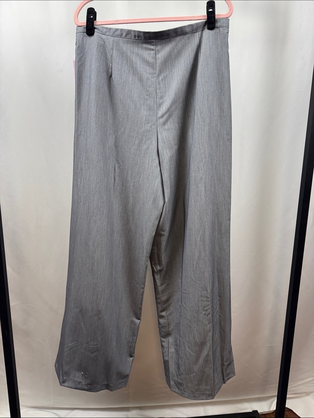 Wild Fable Gray Wide Leg Pleated Pants High Rise Large - Picture 7 of 12